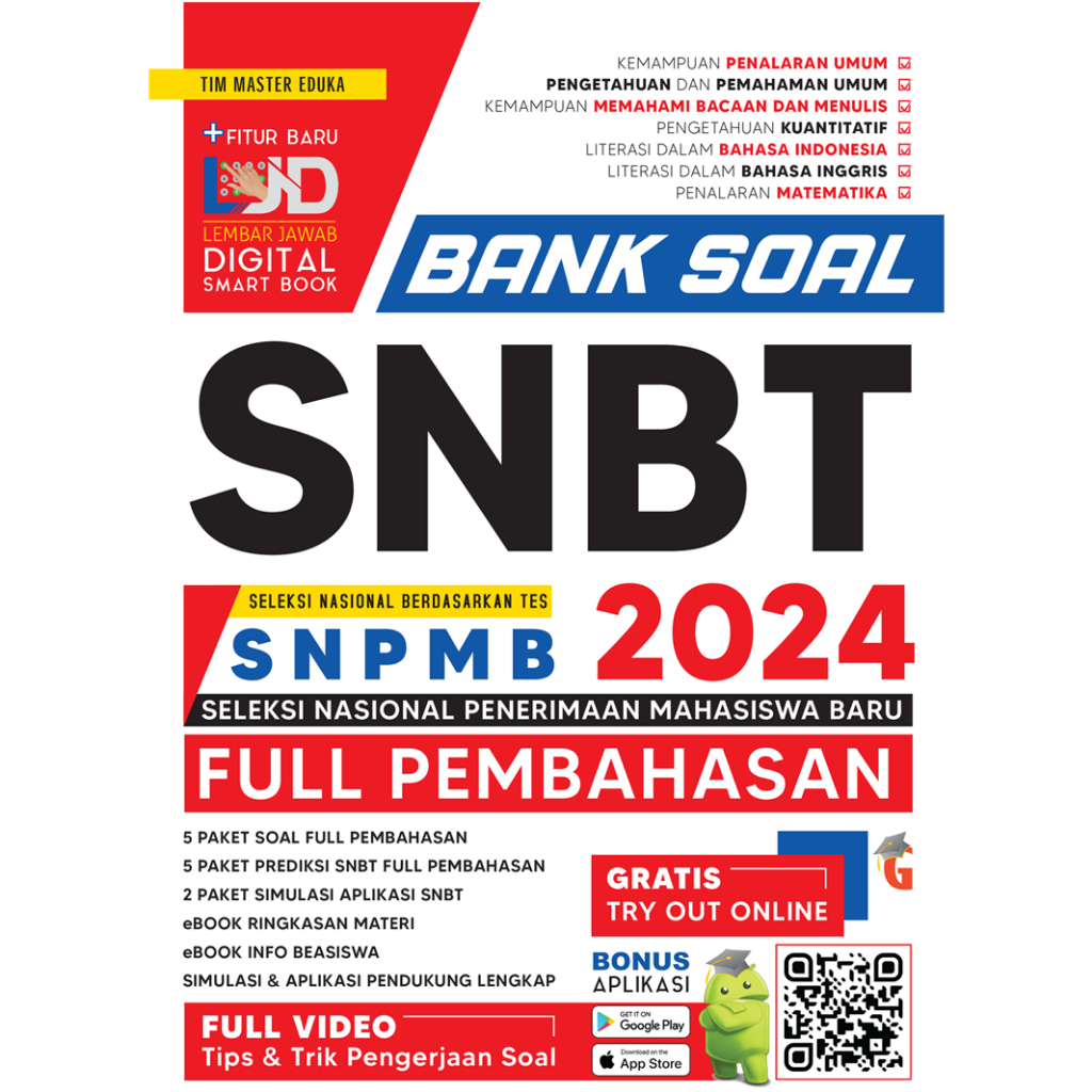 Jual BUKU SOAL SNBT BEST SELLER - SBNT - BANK SOAL SNBT SNPMB 2024 (100 ...