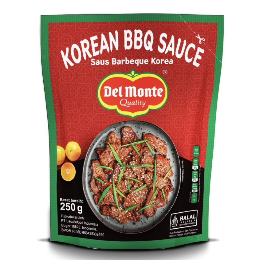 Delmonte Korean BBQ Sauce 250gr Del Monte Saus Barbeque Korea