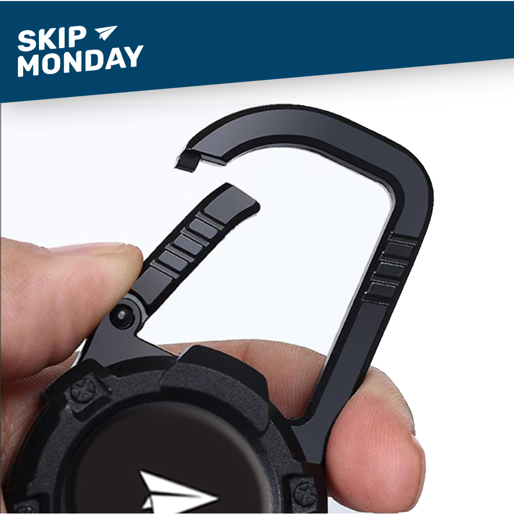 Jual Skip Monday Mag Reel 360 Tactical Carabiner Lanyard Magnet ...
