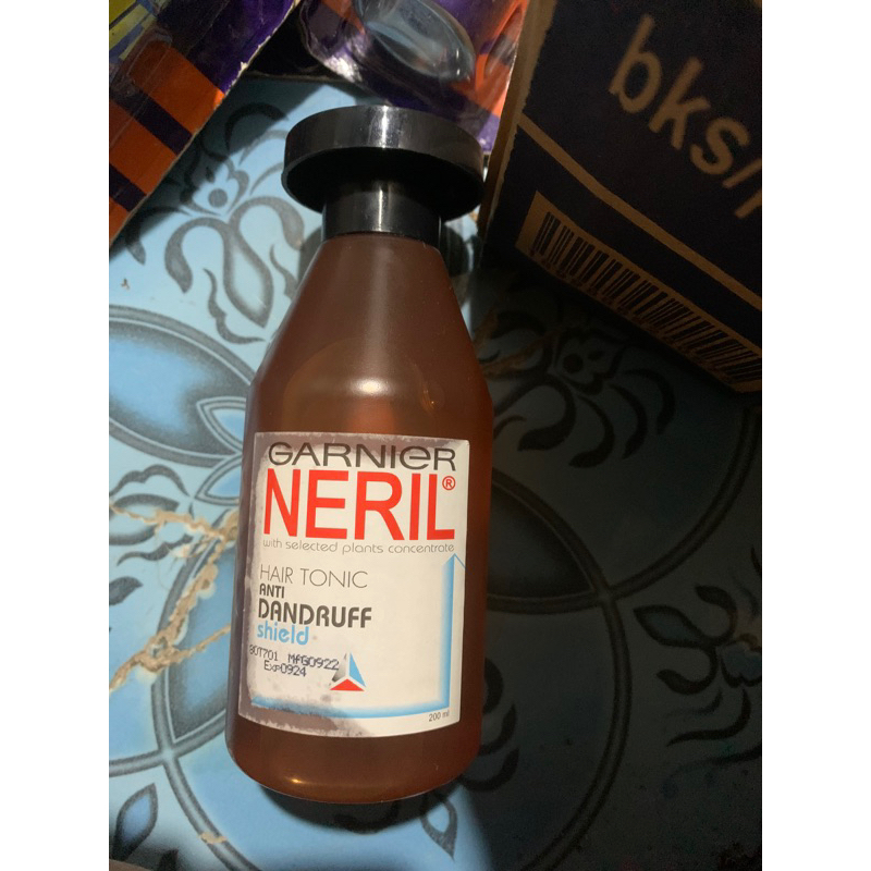 Jual Garnier Neril Hair tonic Anti Dandruff Shield 200 Ml Shopee