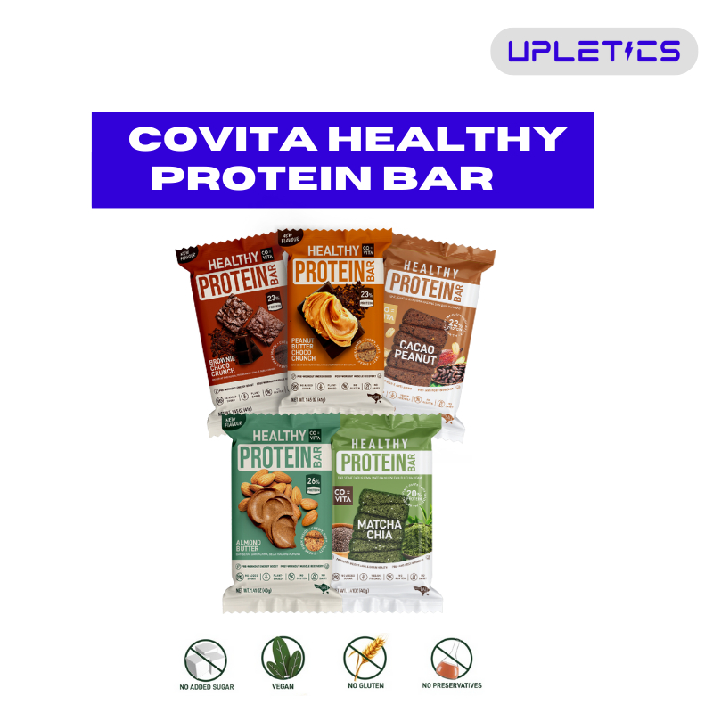 Jual Upletics Covita Healthy Protein Bar Snack Protein Cemilan