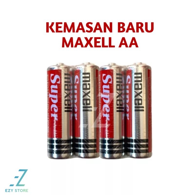 Jual Baterai maxell AA A2 MN1500, MX1500, R6P Original Batrai Jam ...