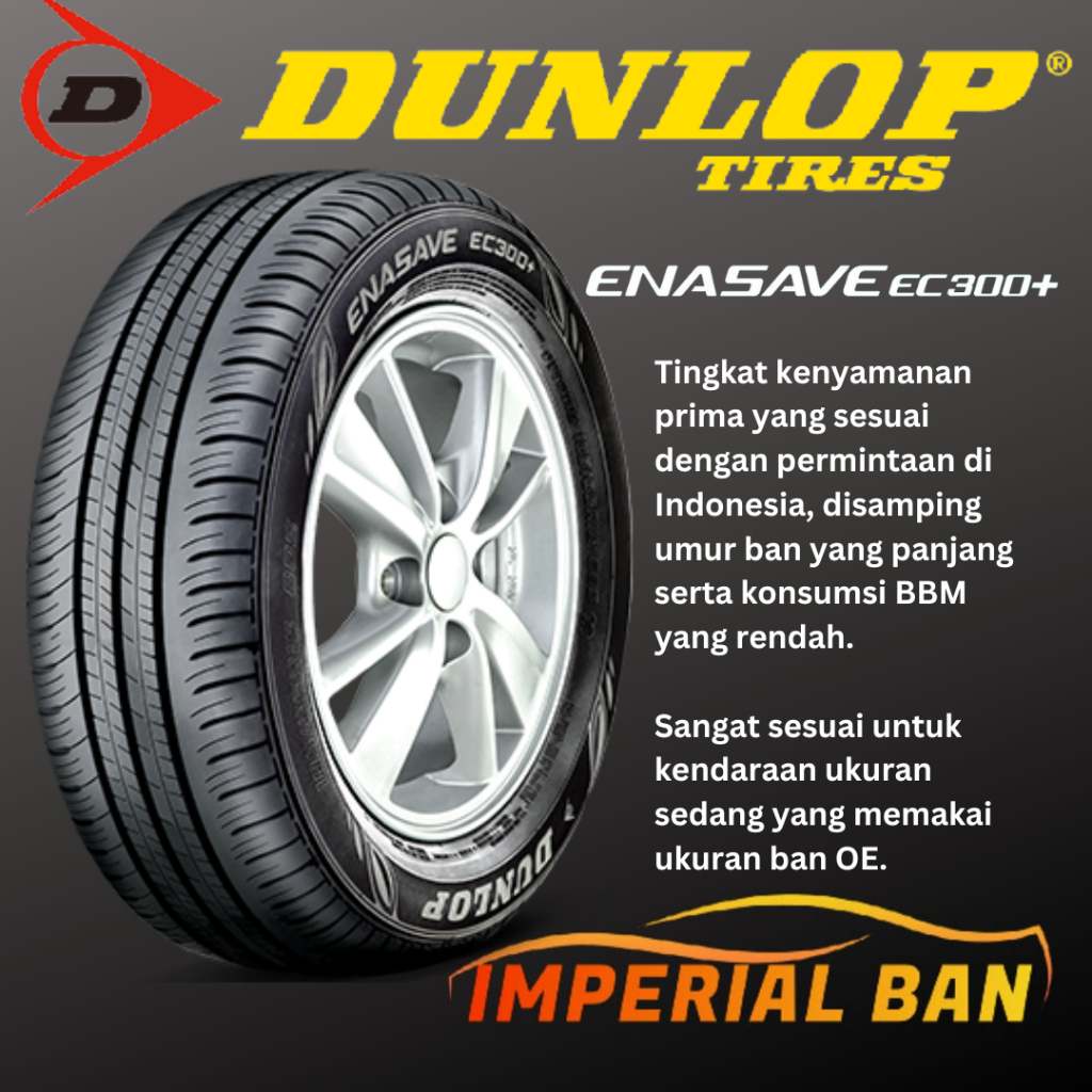 Jual 185/70 R14 Dunlop Enasave EC300+ Ukuran Ban Mobil Avanza Xenia ...