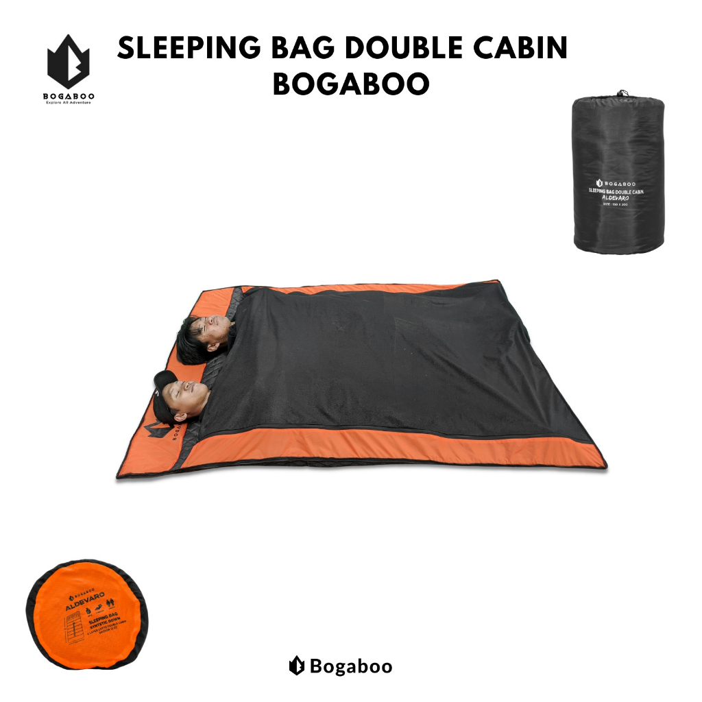 Jual BOGABOO Sleeping bag double cabin synthetic down seri ALDEVARO