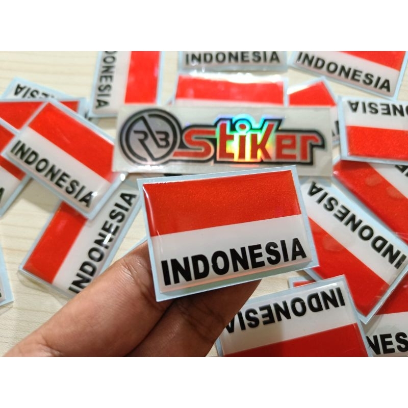 Jual Stiker Timbul Bendera Indonesia Lentur 3d Emblem Bendera Indonesia Shopee Indonesia 2394