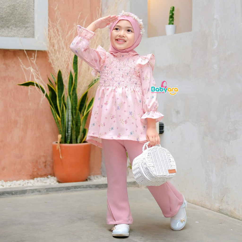 Jual Starla Oneset by babyaral Setelan Baju Muslim Anak Perempuan l