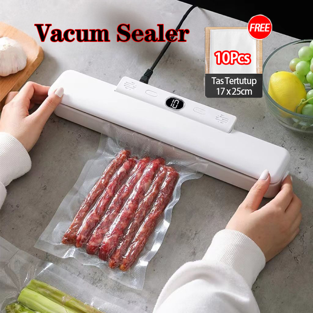 Jual Vacum Sealer Fresh Cerdas Makanan Food Packing Machine Alat Vacum