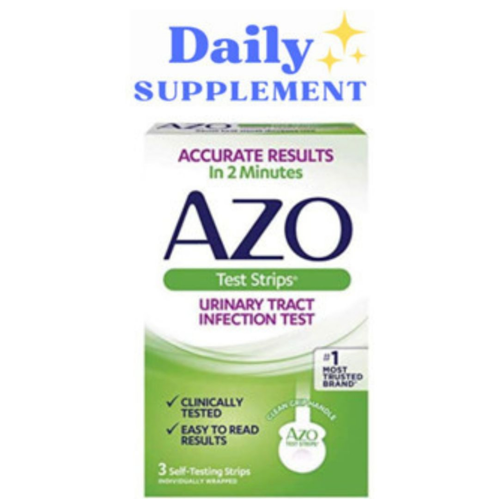 Jual AZO Urinary Tract Infection (UTI) Test Strips 3 pcs ( Alat Uji