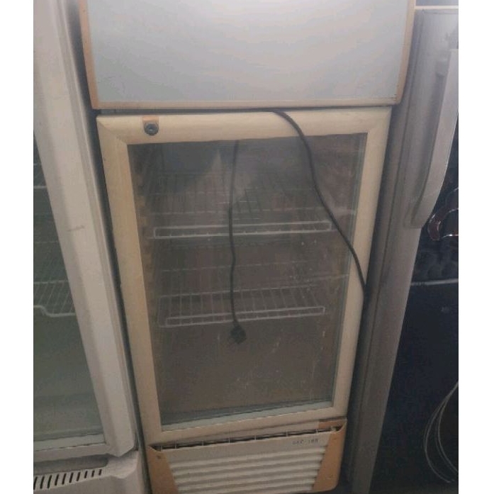 Jual Showcase Cooler SANSIO, 2 Rak, Kapasitas 120 Liter, 125 Watt
