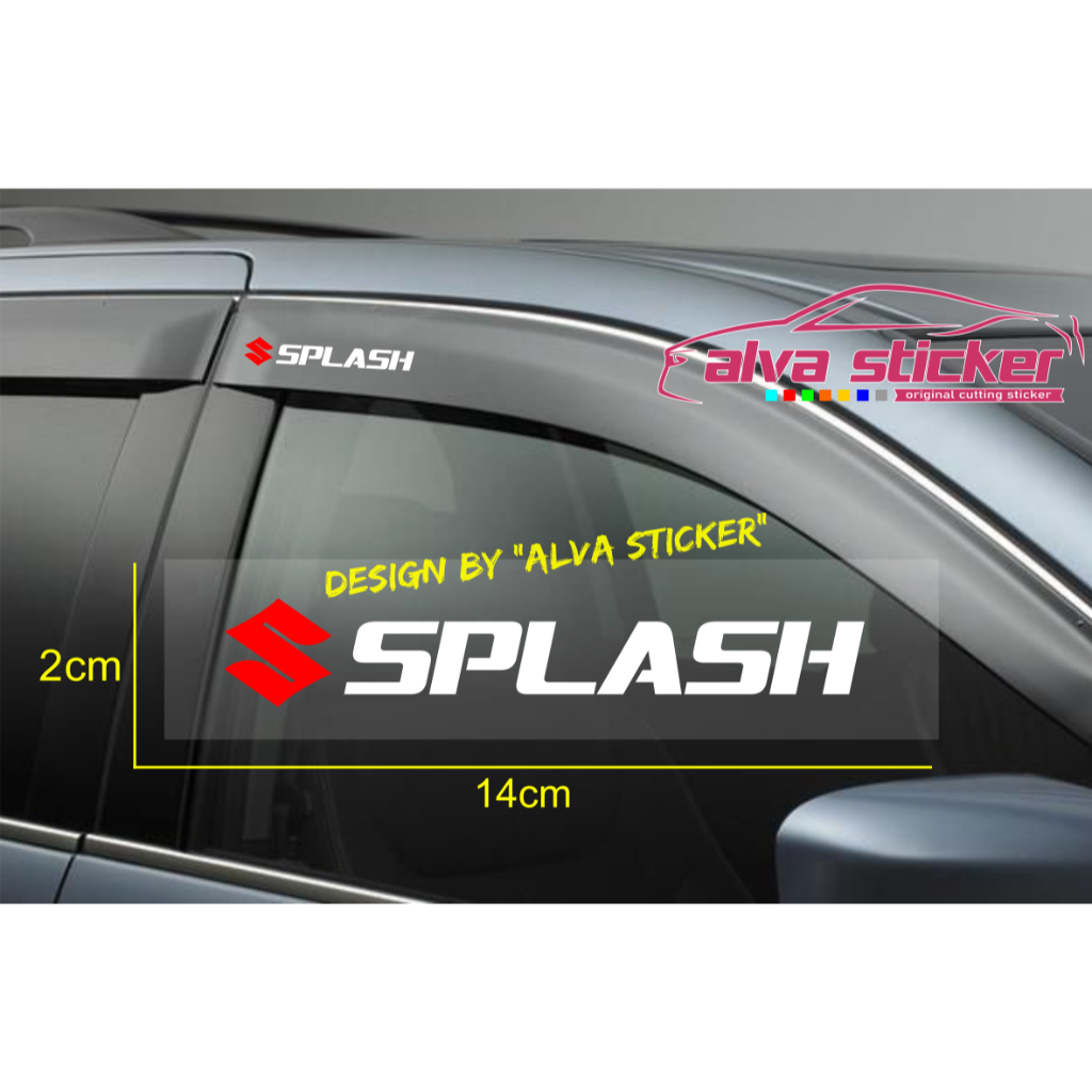 Jual sticker splash stiker talang air mobil suzuki splash 2 buah ...
