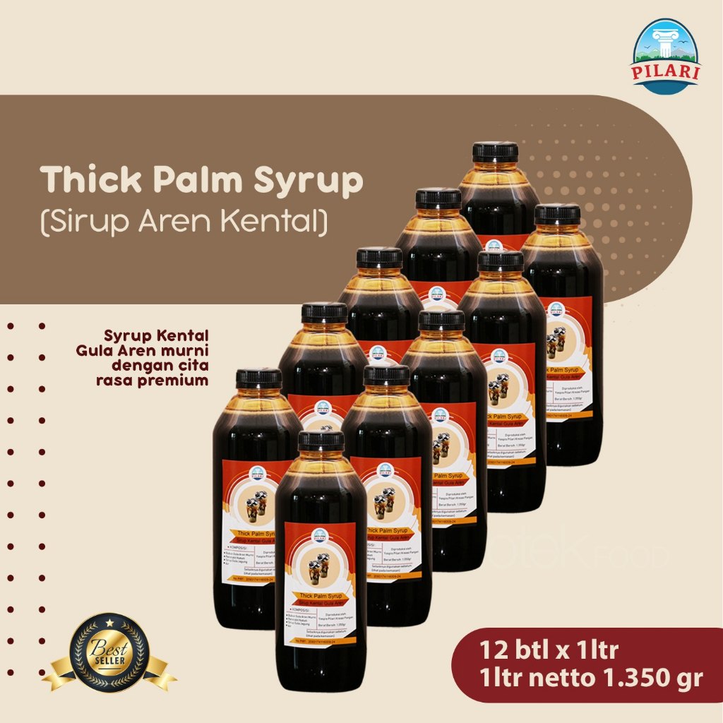 Jual 1 CTN THICK PALM SYRUP SIRUP GULA AREN KENTAL BROWN SUGAR