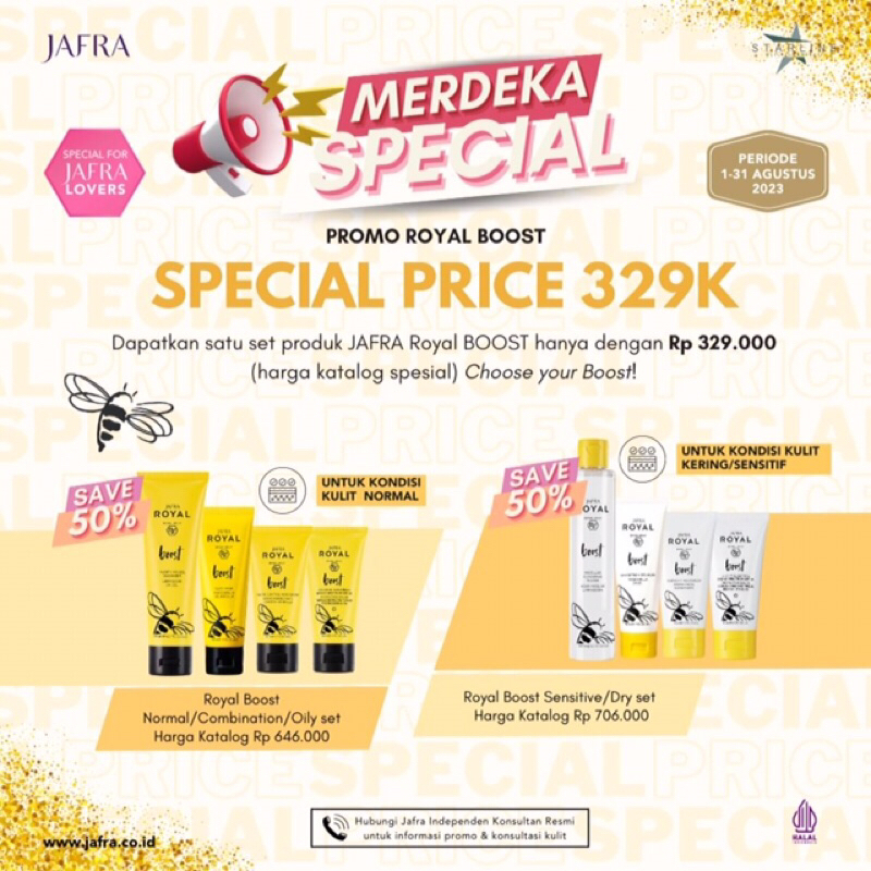Jual ROYAL BOOST KUNING & PUTIH JAFRA (promo spesial agustus 2023 ...
