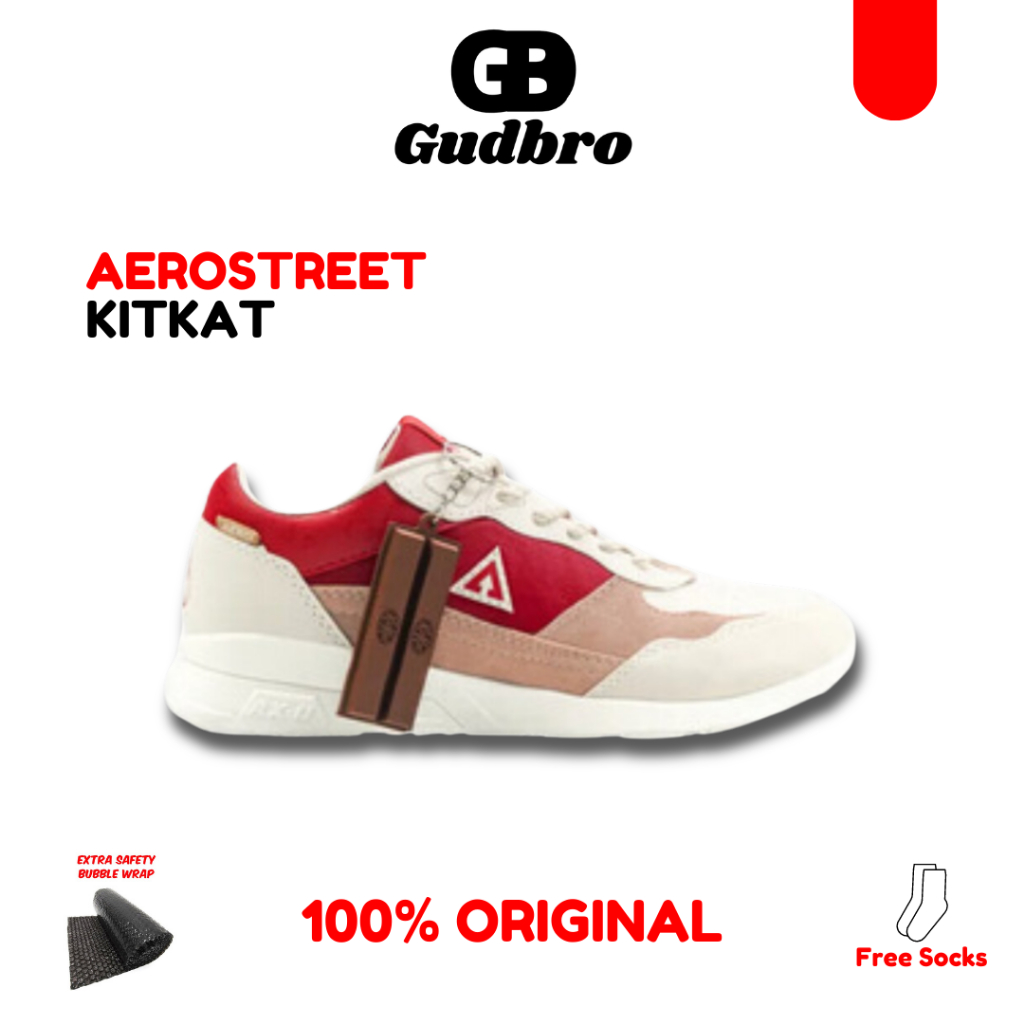 Jual [ORIGINAL] AEROSTREET X KIT KAT KITKAT - SEPATU SNEAKERS CASUAL ...