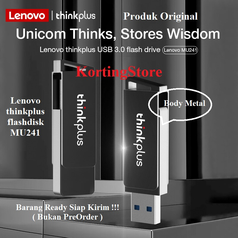 Jual Lenovo thinkplus Original Flashdisk 16GB MU241 USB 3.0 Flash Drive ...