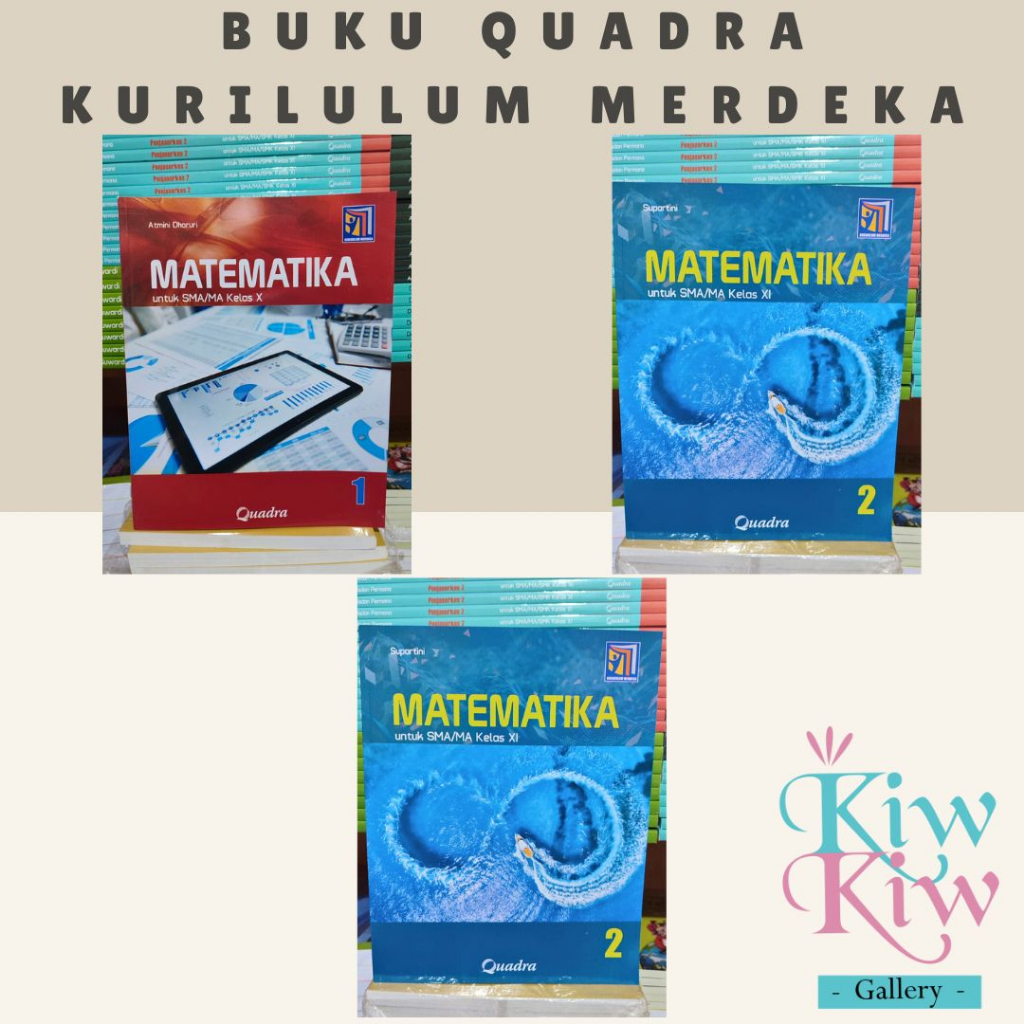 Jual Buku Matematika Kelas 10, 11, 12 SMA/MA Kurikulum Merdeka - Quadra ...