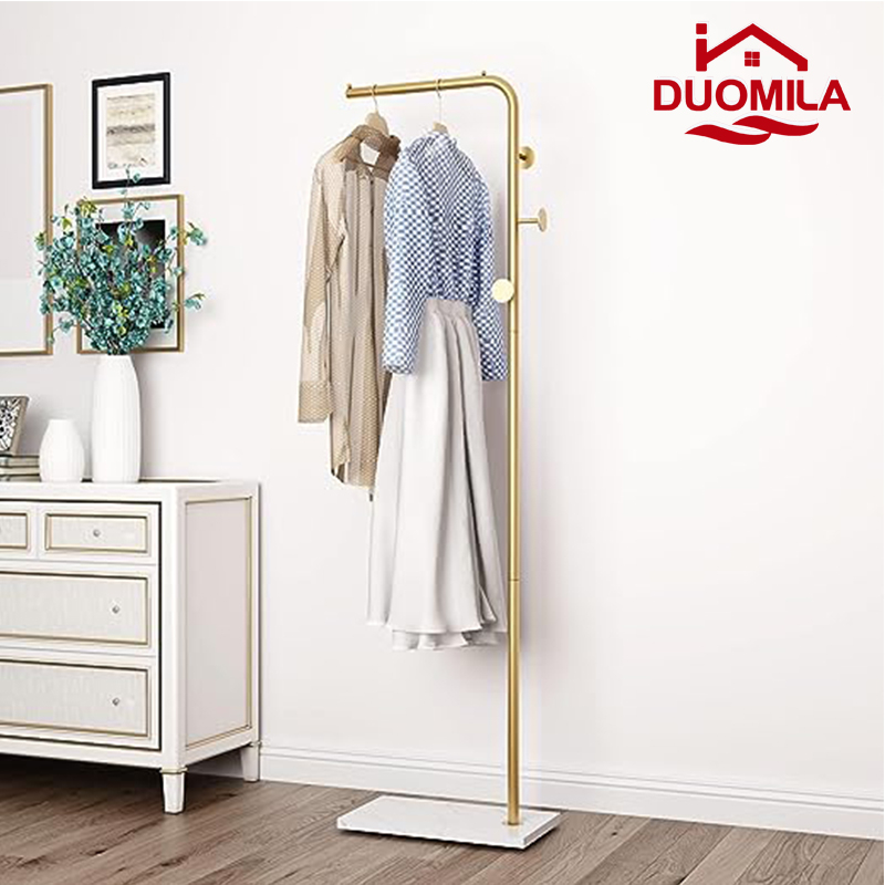 Jual DOUMILA Metal Gold Coat Racks, Standing Coat Rack with Heavy Base