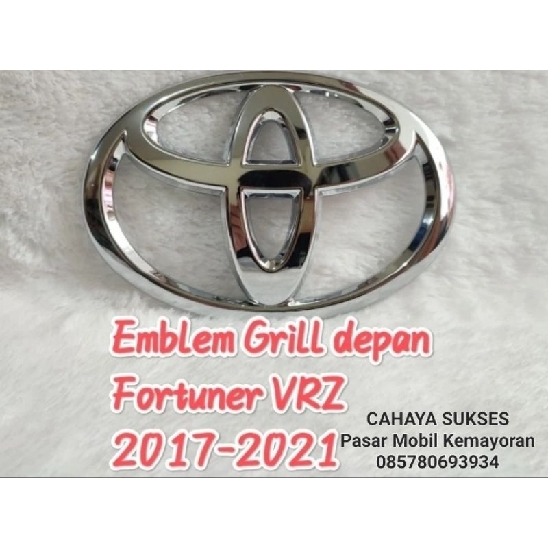 Jual Logo Emblem Grill Depan Mobil Fortuner Vrz Shopee Indonesia