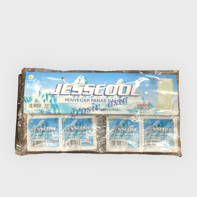 Jual Jesscool 1 Papan Isi 20 Tablet | Shopee Indonesia