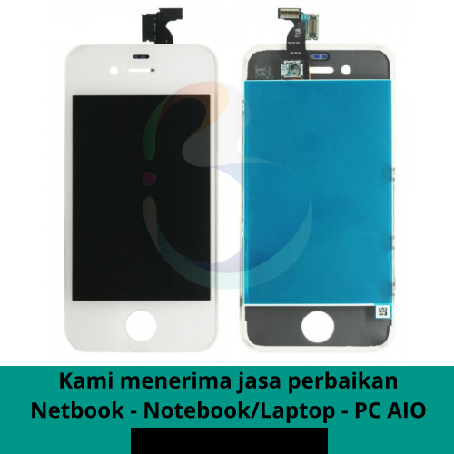 Jual LCD IPHONE 4 / 4G / 4S FULLSET ORIGINAL - Jakarta Barat