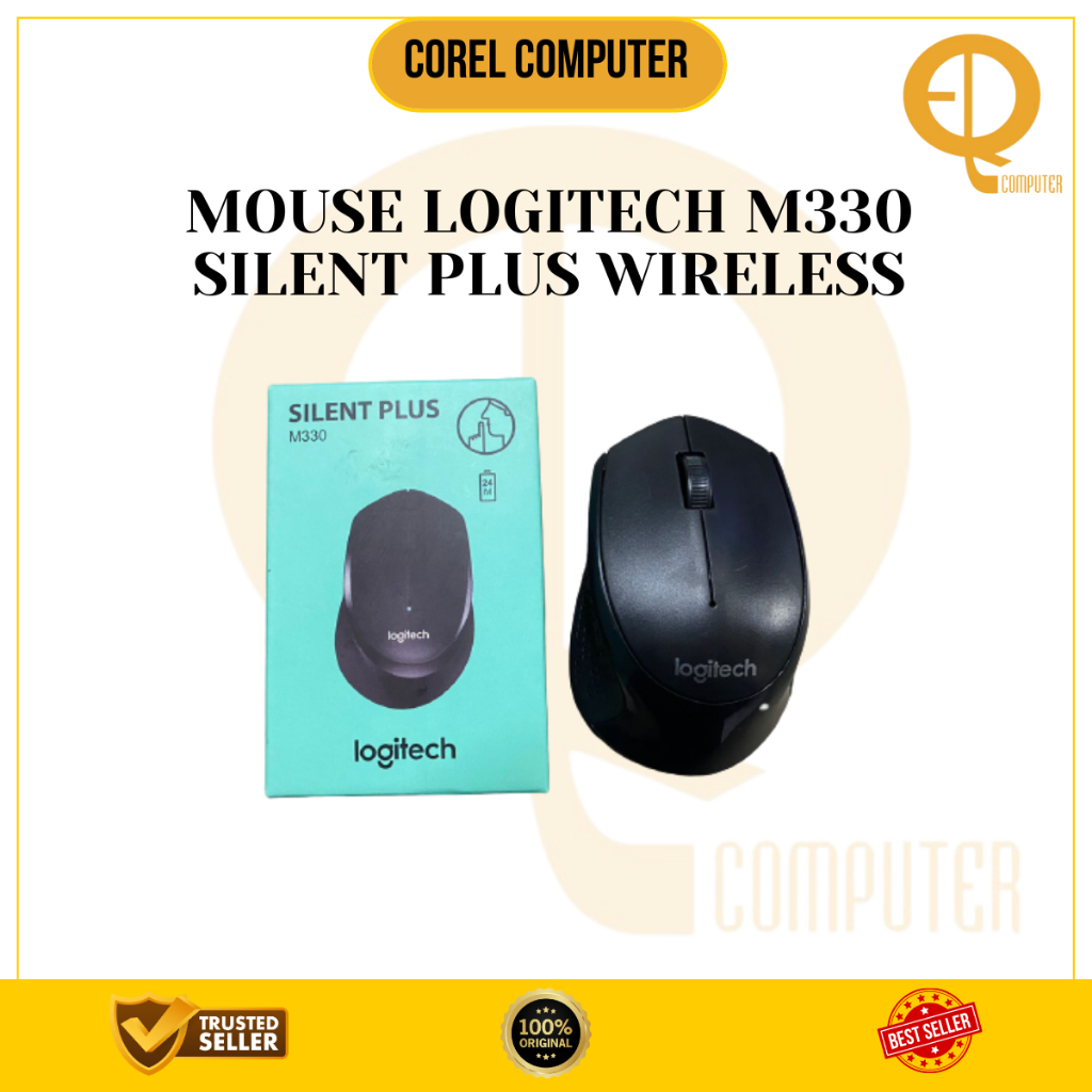 Jual Mouse Logitech M Silent Plus Wireless Mouse Wireless Mouse