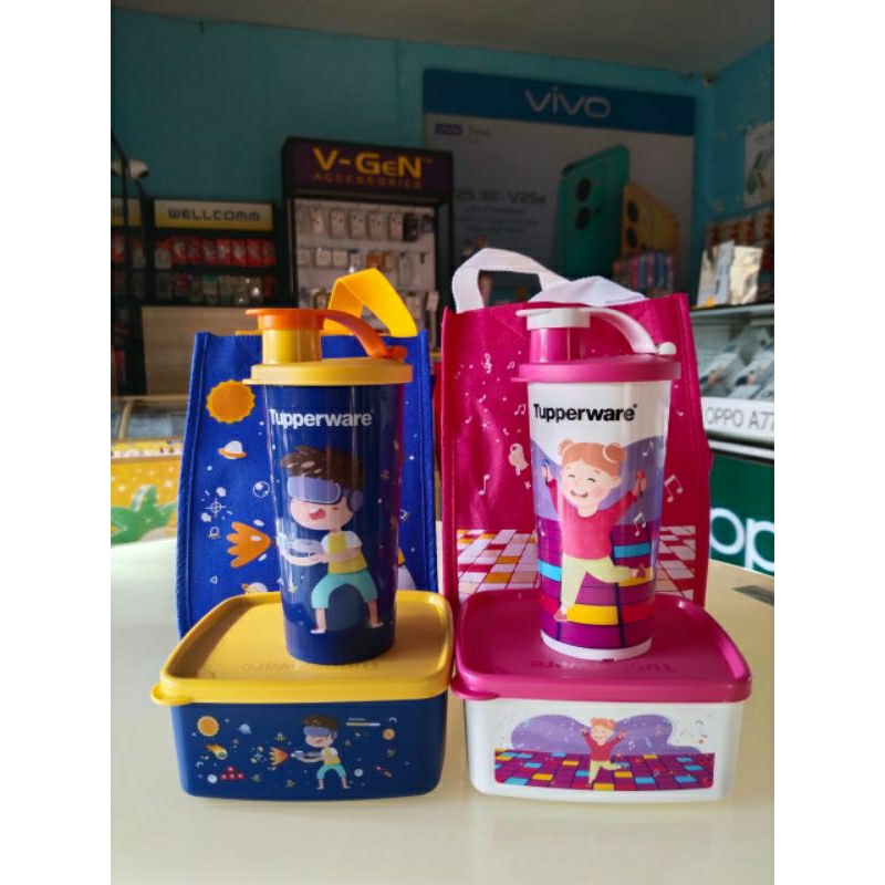 Jual Set bekal tupperware aku anak sehat | Shopee Indonesia