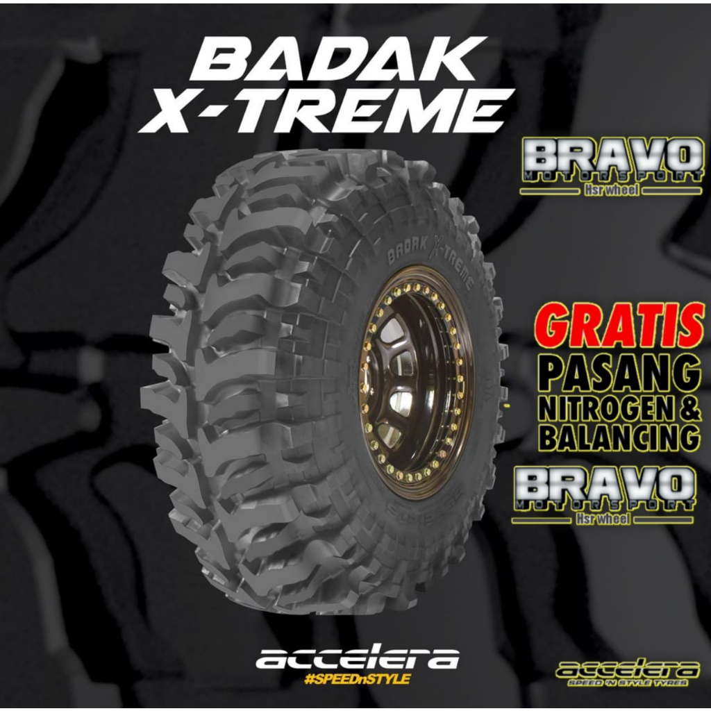 タイヤのみ　5本セット　BADAK X-TREME 35×10 タイヤのみ5本セットBADAK X-TREME 35×10