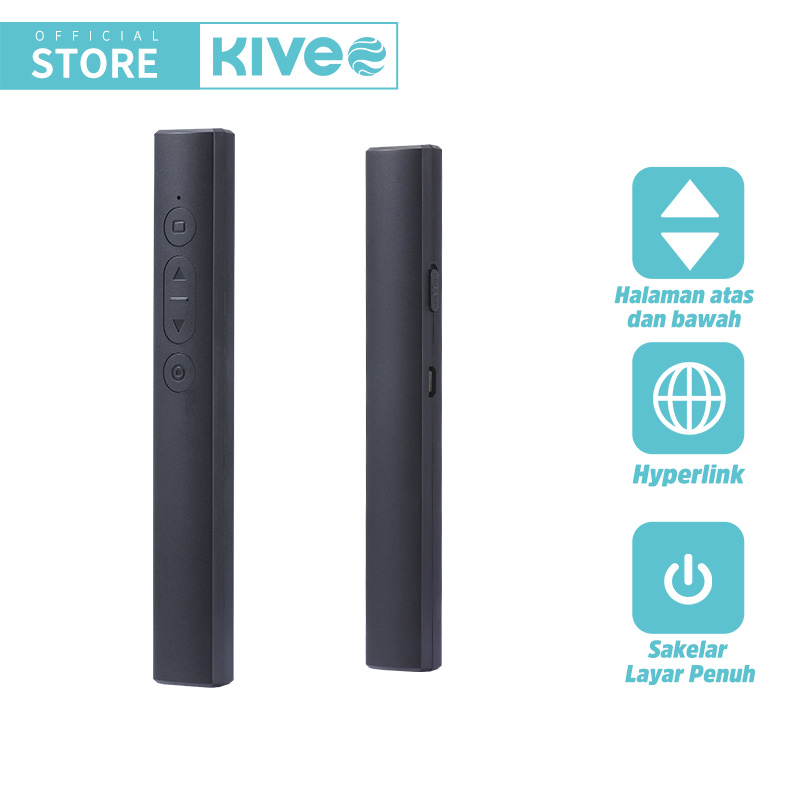 Jual KIVEE Pointer Presentasi Wireless Laser Pointer 2.4G USB ...