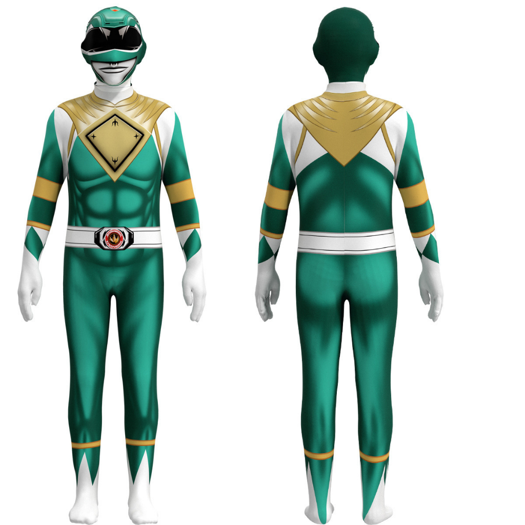 Jual Pria Dewasa Wanita Perkasa Morphin Power Rangers Cosplay Kostum ...