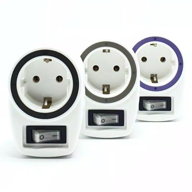 Jual Steker Stop Kontak Arde LOYAL + Saklar ON OFF 1 Lubang LY 932 ...