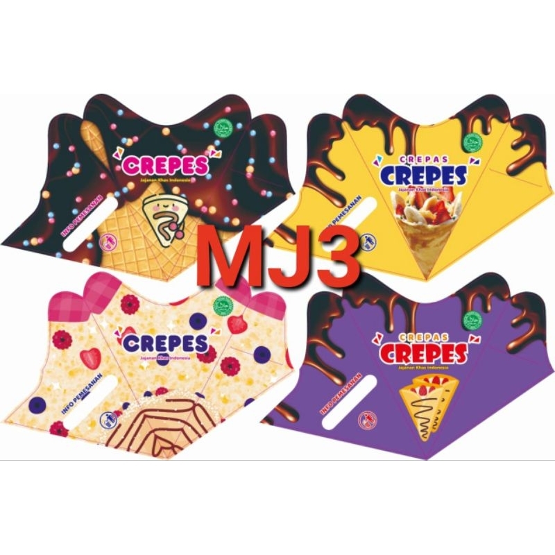 Jual Kertas Crepes UK 15x18cm isi100 pcs //bungkus krepes terbaru ...