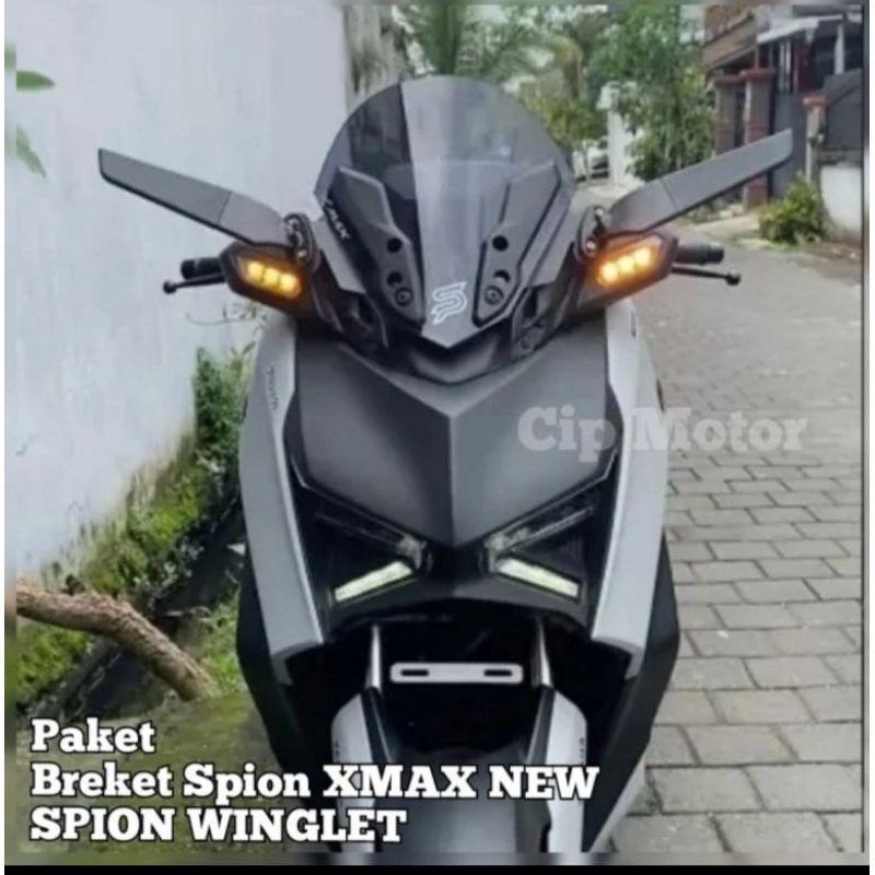 Jual Paket Breket Spion New Xmax Dan Spion Winglet Yamaha New Xmax