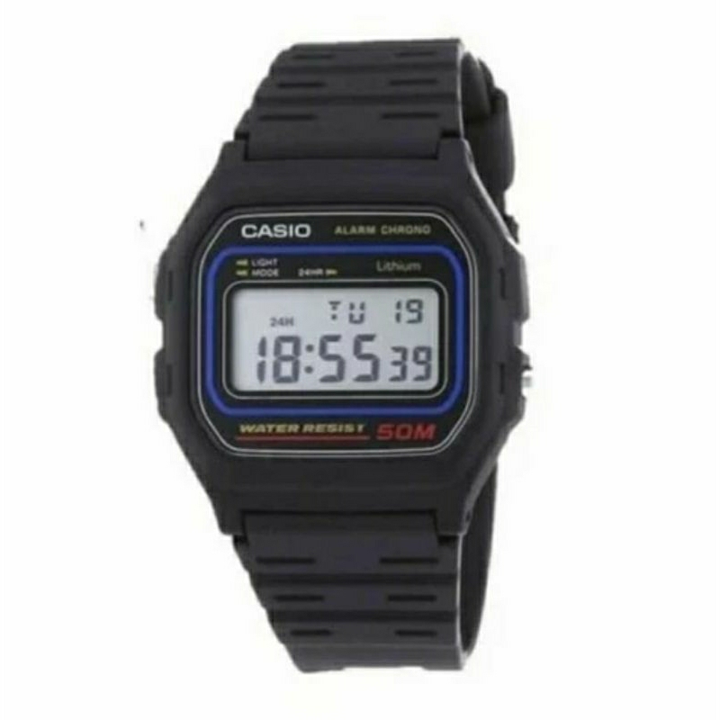 Jual JAM CASIO VINTAGE W-59-1VQD ORIGINAL BERGARANSI | Shopee Indonesia