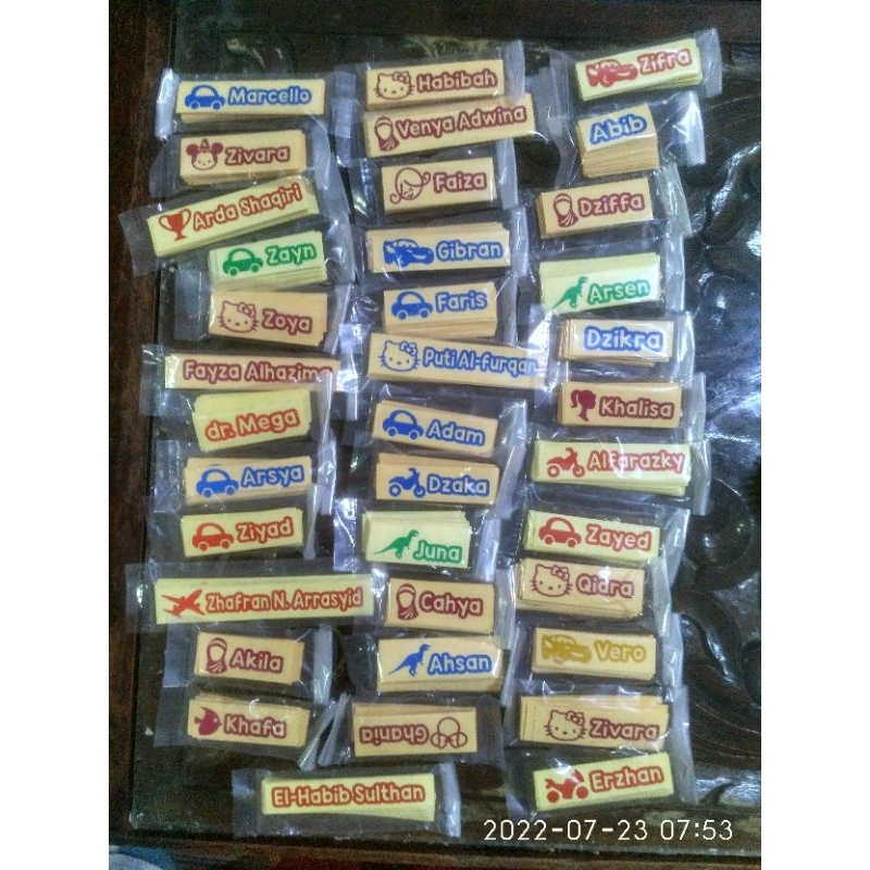 Jual Stiker nama | Shopee Indonesia