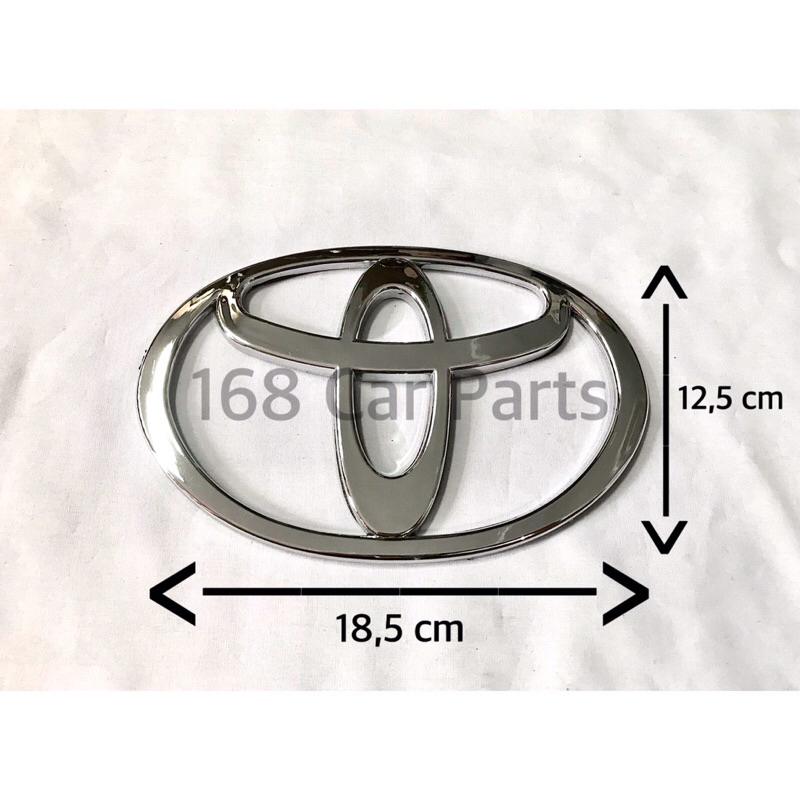 Jual Logo Emblem Mobil Toyota Chrome Cm X Cm Shopee Indonesia