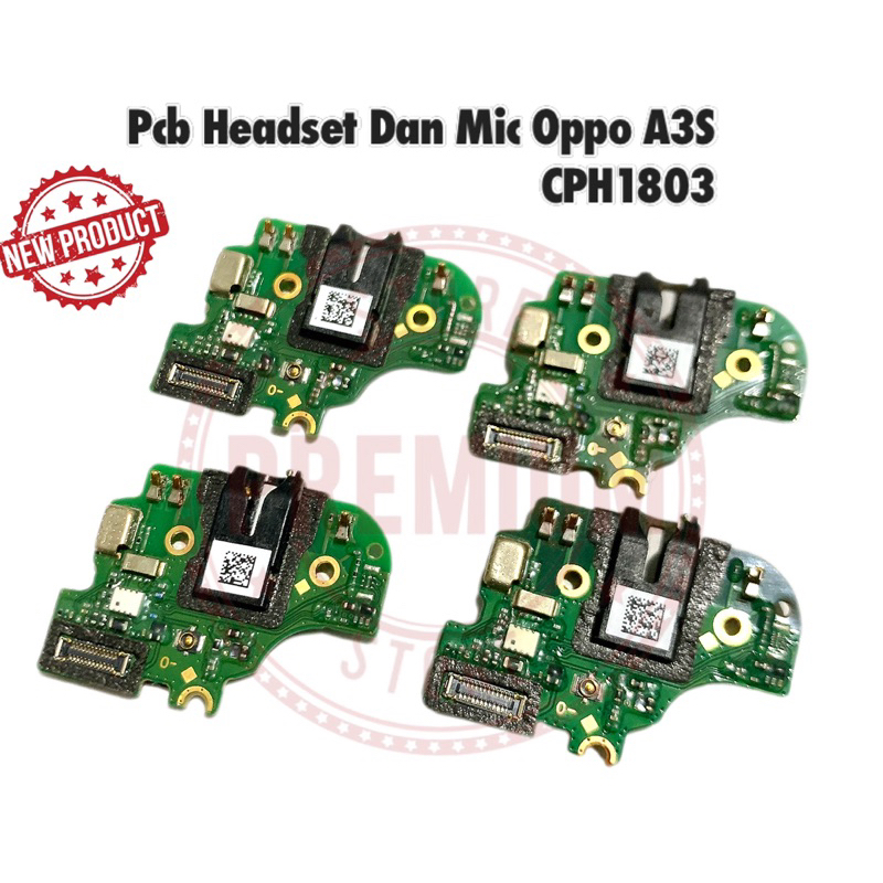 Jual Papan Pcb Headset Dan Mic Oppo A3s Cph1803 Connektor Hf Oppo A3s Original Shopee Indonesia