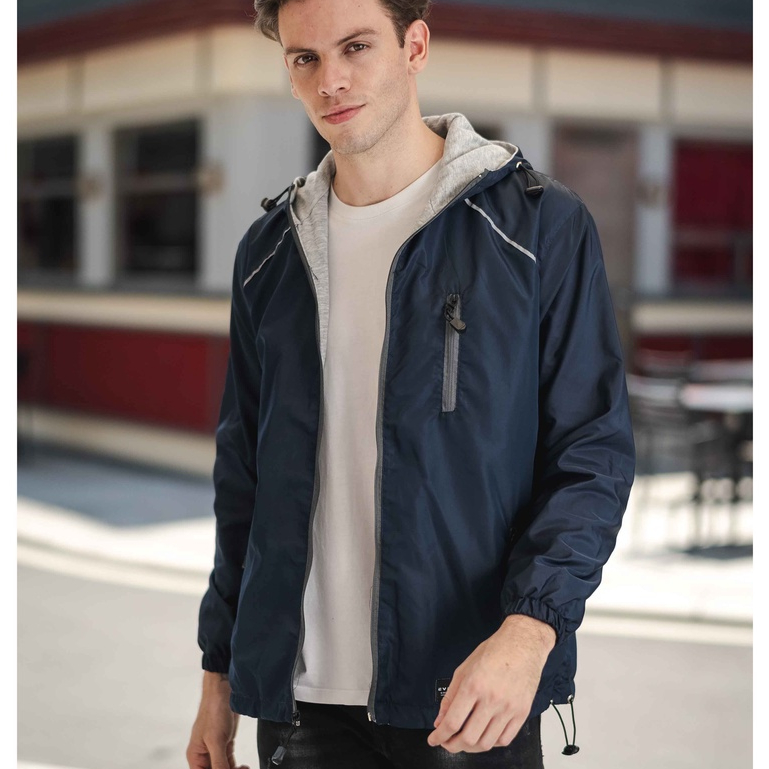 Jual Jaket Windbreaker Pria Parasut Jaket Hoodie Outdoor Shopee Indonesia