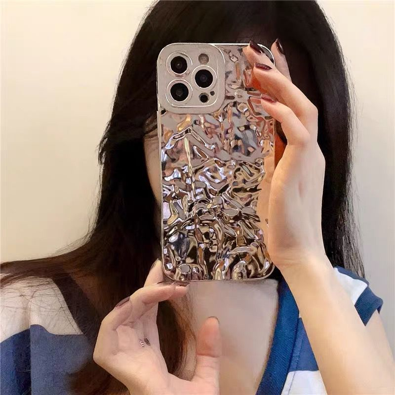 Jual [TPC] 3D Dream Shell Plating Silver Crush Foil Phone Case for