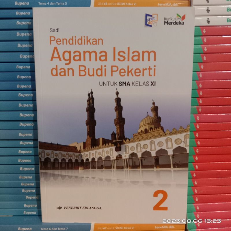 Jual Pendidikan Agama Islam Kelas 2 SMA Kurikulum Merdeka Erlangga ...