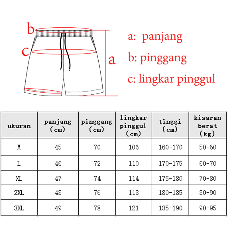 KAMB Celana Pendek Sport Pria Slide 4