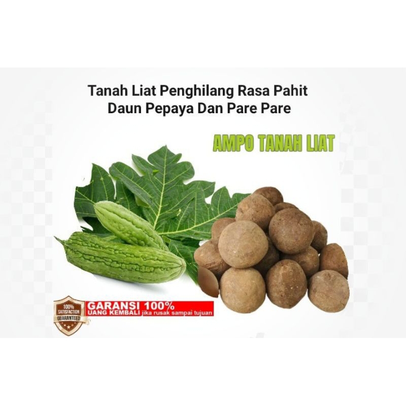 Jual Ampo Tanah Liat Isi 10 Pcs Ampo Mengurangi Rasa Pahit Daun