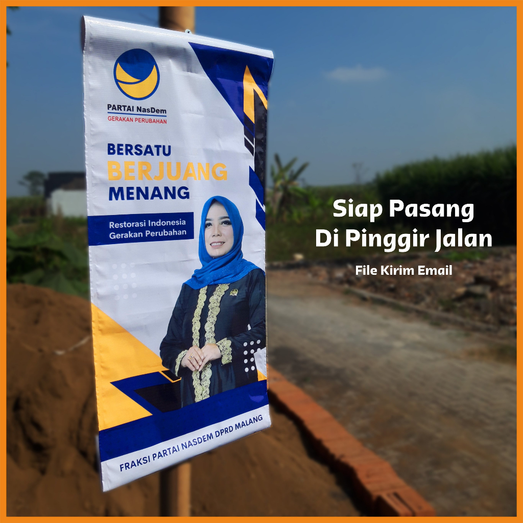 Jual Spanduk Banner Pemilu Caleg Partai Shopee Indonesia