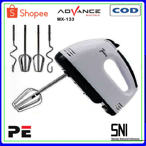 Jual PROMO!!! Hand Mixer Advance MX133 ( Mixer Tangan) Shopee Indonesia