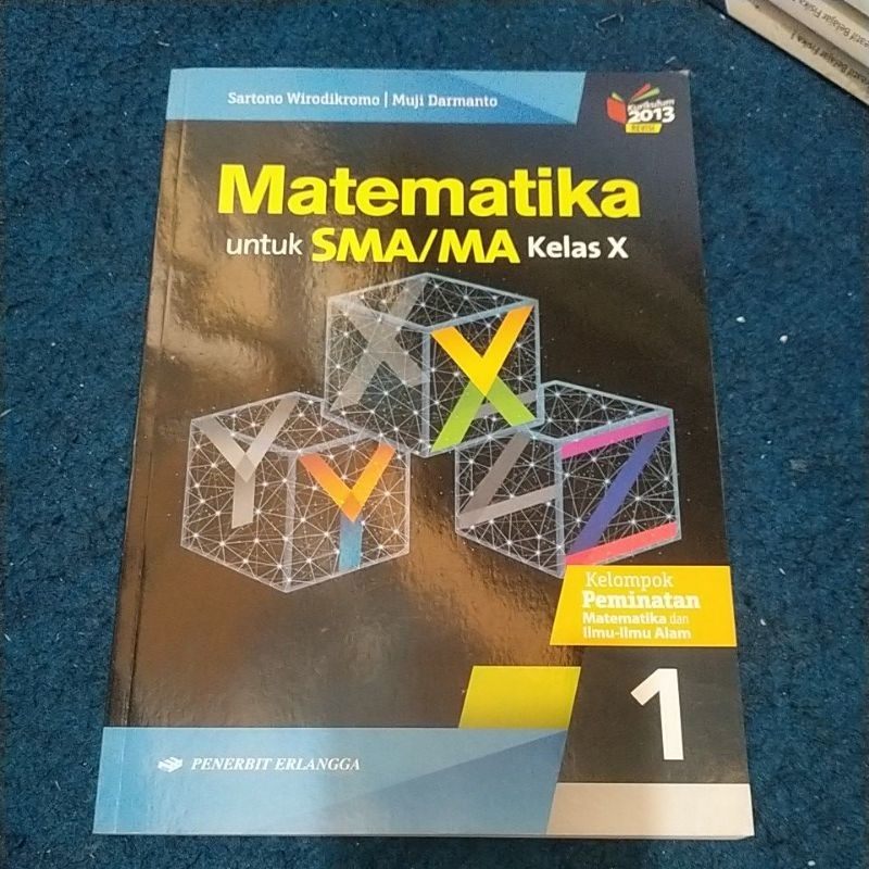 Jual Buku Matematika XYZ Peminatan Kelas 10/X SMA/MA Kurikulum 2013 ...