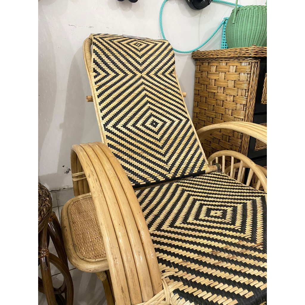 Jual [ KURSI ROTAN ] Kursi Malas Rotan / Kursi Santai Rotan / Rattan ...