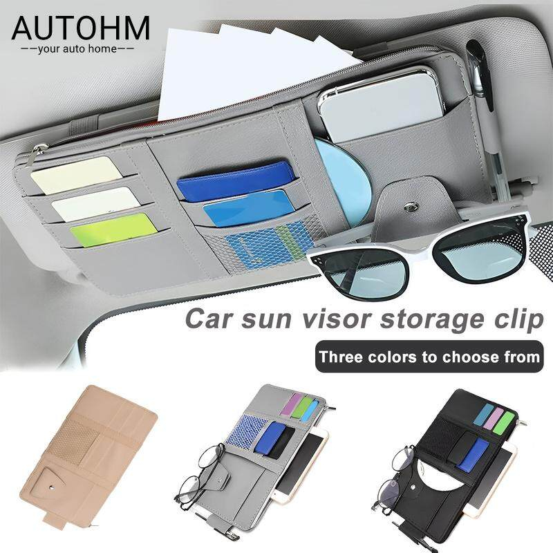 Jual Tempat Kartu Sun Visor Card Holder Sunvisor Mobil Car Organizer