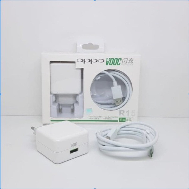 Jual Charger Oppo Vooc Fast Charging R15//R17// Micro Usb | Shopee ...