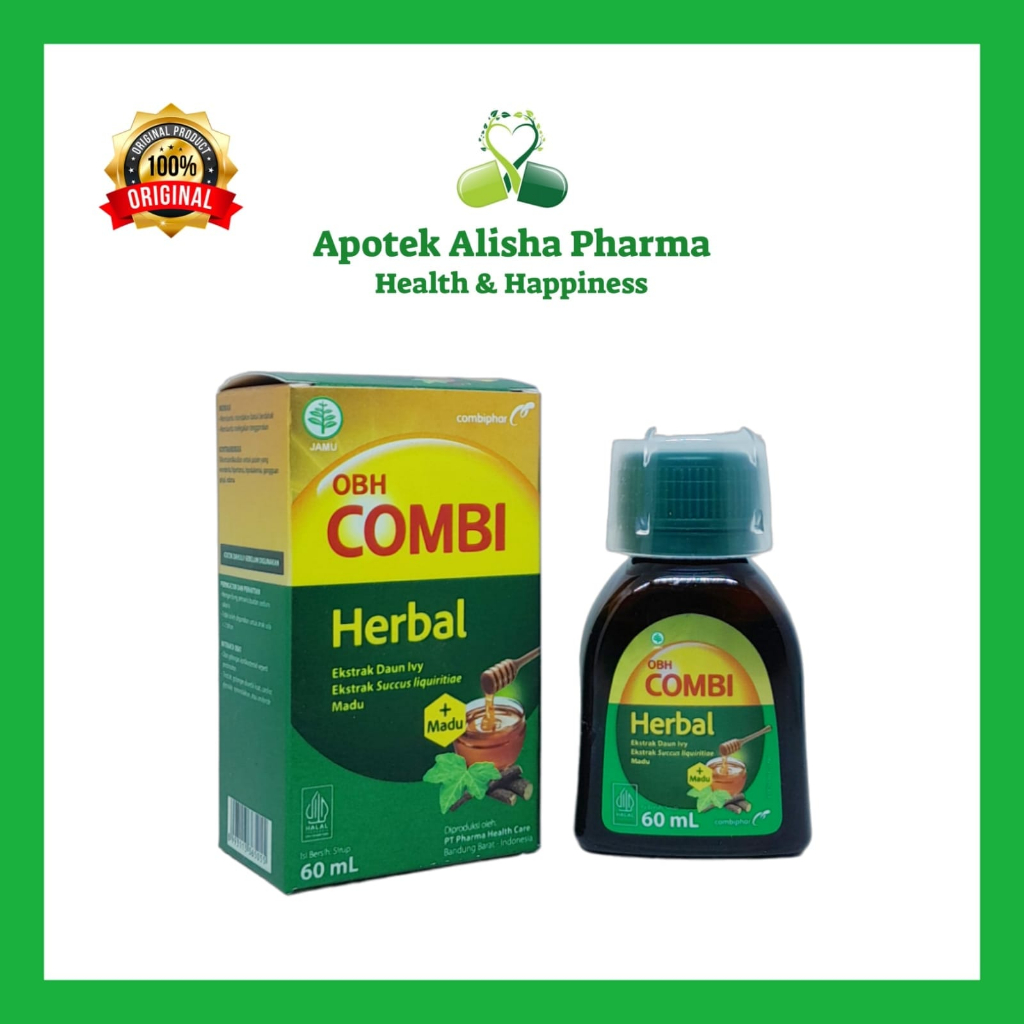 Jual OBH Combi Herbal Plus Madu Sirup 60ml - Obat Batuk Berdahak ...