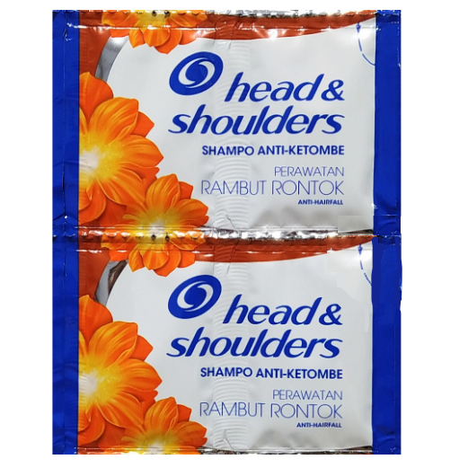 Jual { 1 Renceng isi 12 } Shampoo Head & Shoulders Sachet Rencengan isi ...