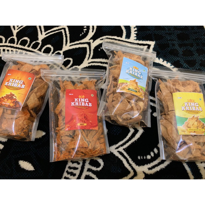 Jual King Kribab Keripik Kebab 4 Rasa Shopee Indonesia