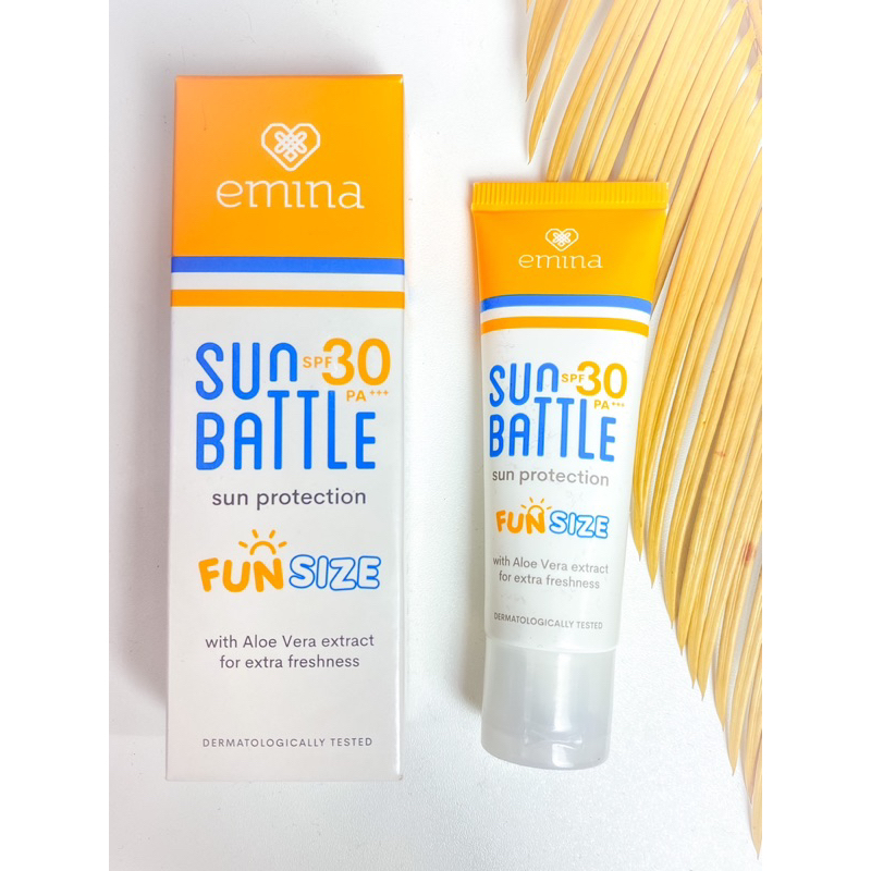 Jual Sunscreen Emina Emina Sun Battle Spf 30 Pa Shopee Indonesia 6109